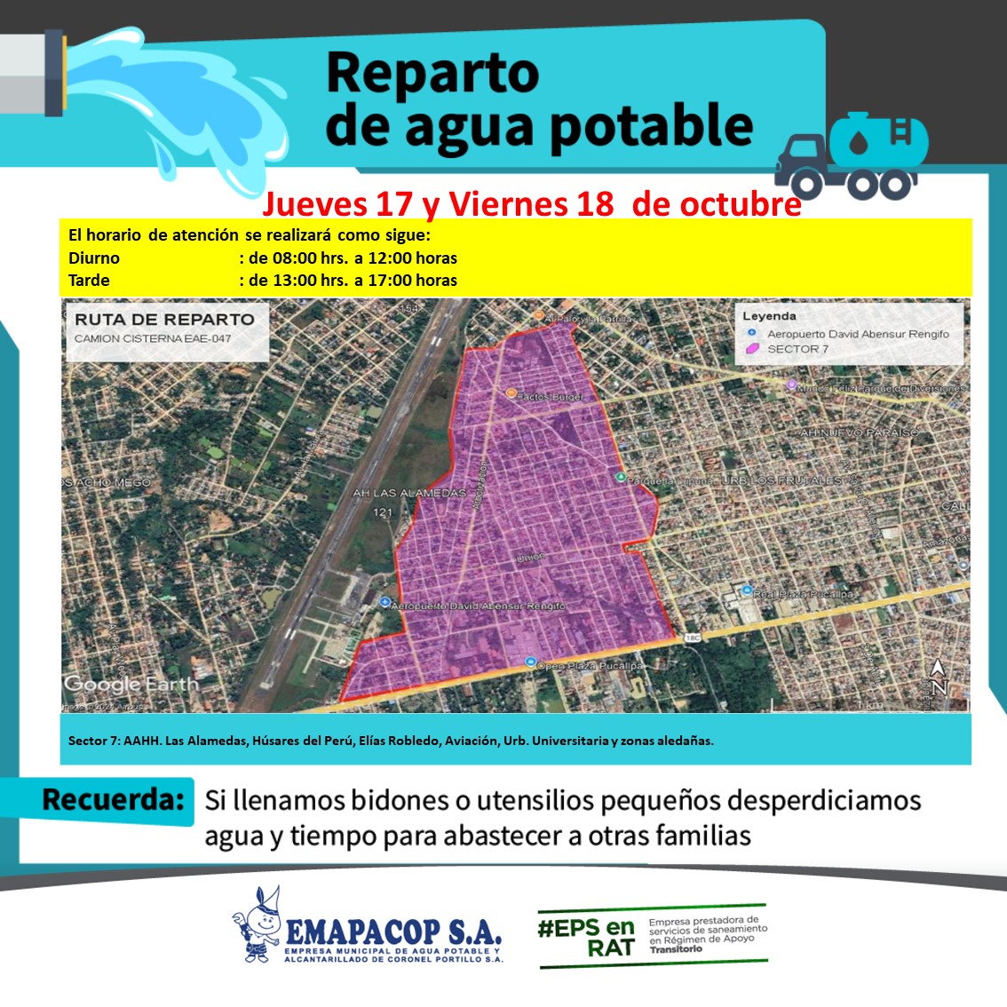 REPARTO DE AGUA POTABLE